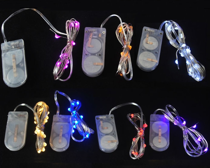 Waterdichte String 2M 20LED Micro Mini Led String Licht, knop Batterij Led Fairy Licht Voor Kerst Feest Bruiloft Decoratie