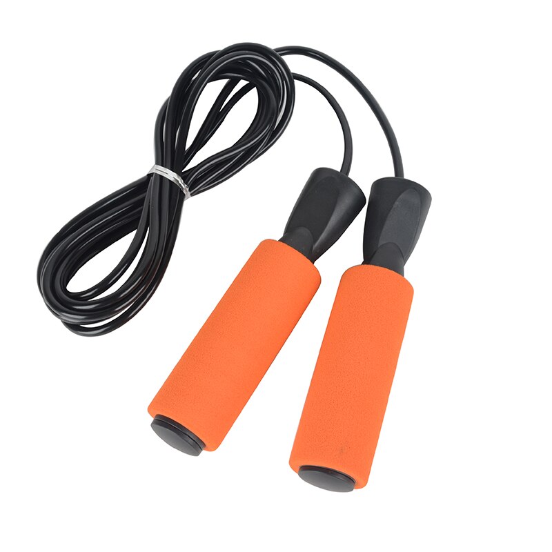 Cuerda de saltar de rodamiento de 2,8 M, cuerda de velocidad para Fitness, Equipo de Ejercicios de saltos aeróbicos, cuerda de saltar deportiva de boxeo ajustable: Naranja