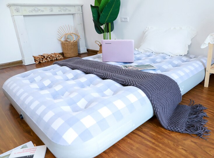 Inflatable bed home bedroom bed outdoor camping air cushion inflatable mattress thicker to increase convenient inflatable bed