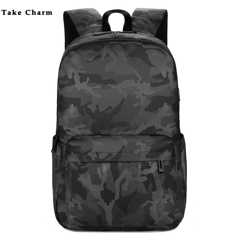Britânico camuflagem masculino esporte mochila impermeável ao ar livre de curta distância viagem backbag usb portátil mochila adolescentes sacos de estudante