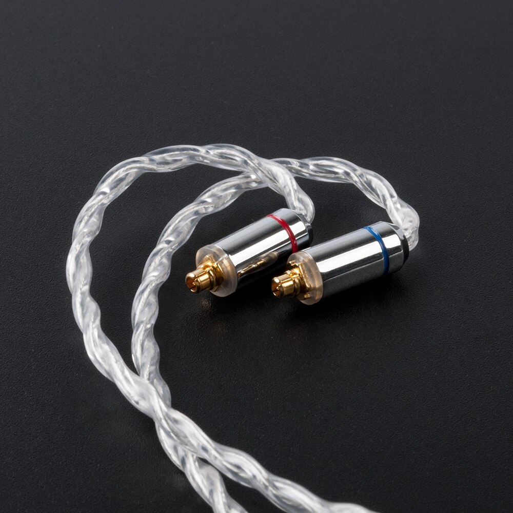 KBEAR-limpid 4Core LITZ 4N 99.99% Purity Silver Cable 3.5/2.5/4.4mm MMCX/QDC/TFZ/0.78mm 2Pin For ZS10/ZSN Pro BL-03 BL-05 ZSX