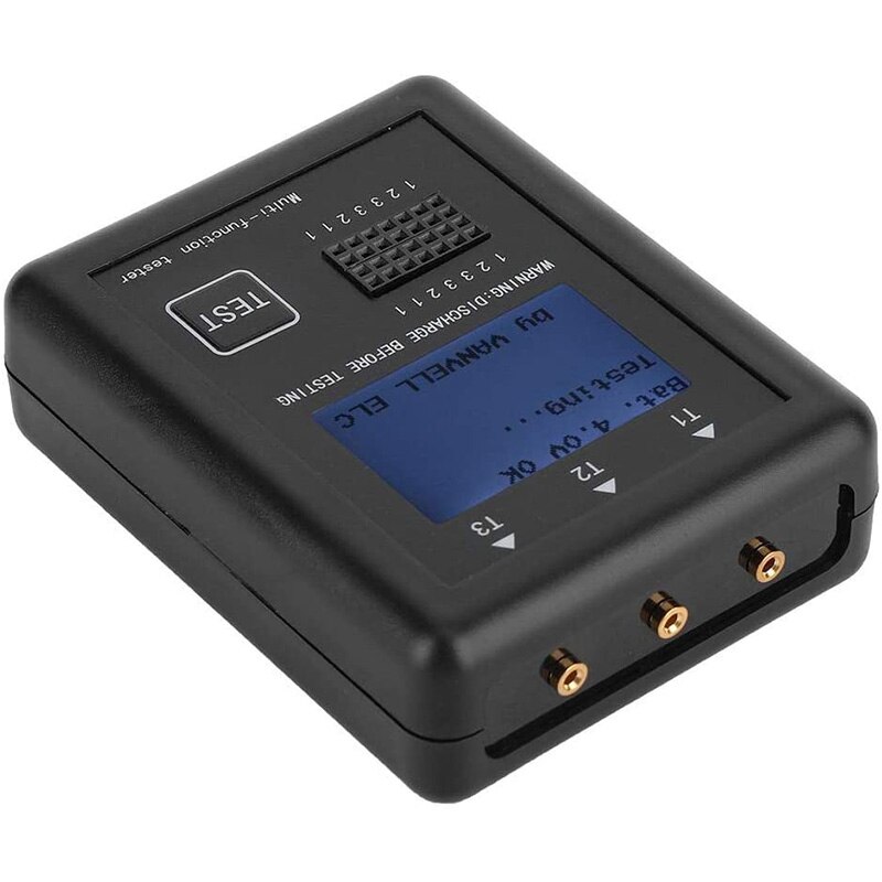 M328 diode transistorkapasitansemotstand transistortester esr meter multifunksjons tester med testkort