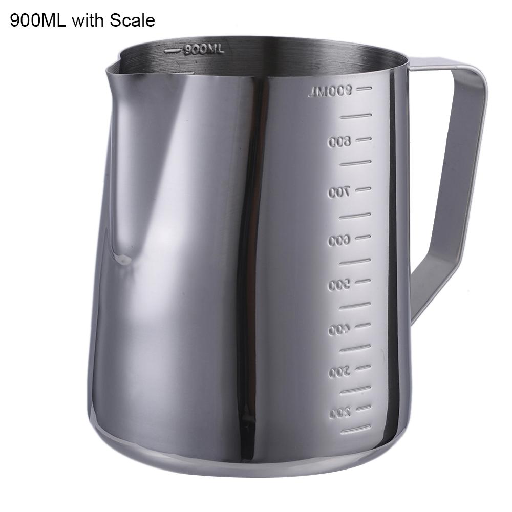 Pull Flower Cup Espresso Milk Frothing Pitcher Stainless Steel Cups Coffee Mug Pot Steamer Steaming
