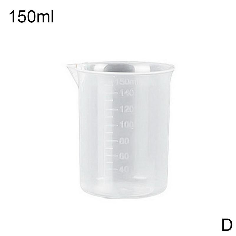 Kitchen Baking Measuring Cup Milk Liquid Flour Graduated Measure Jug Anti Leak Plastic Pour Water Beer Pitcher Kitchen Accessory: 150ml