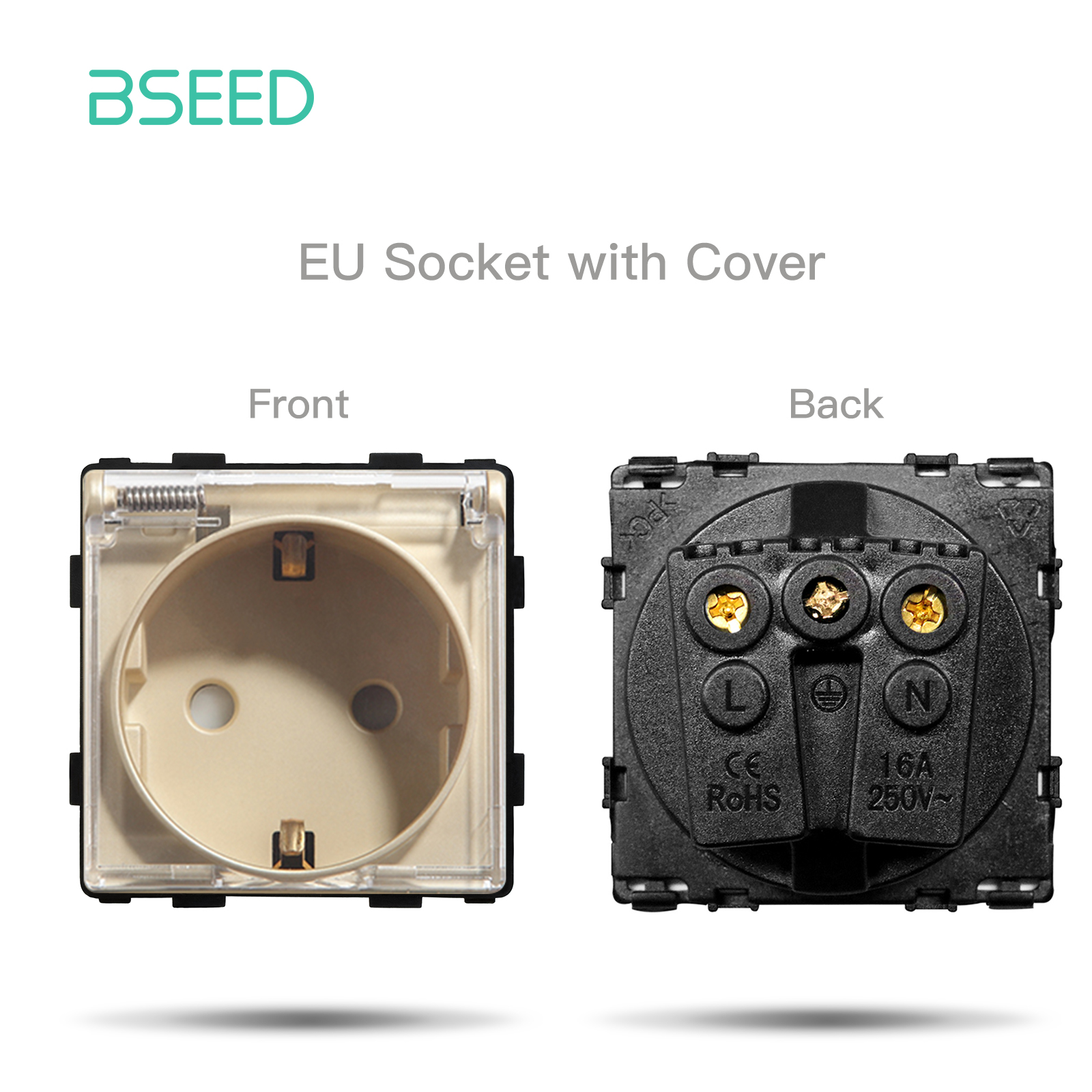 BSEED Goldene Zauberstab Licht Schalter Modul Teile Glas Rahmen USB Steckdosen Funktion DIY EU Katze5 TV Steckdosen ST TEL Steckdose Teile: Lila