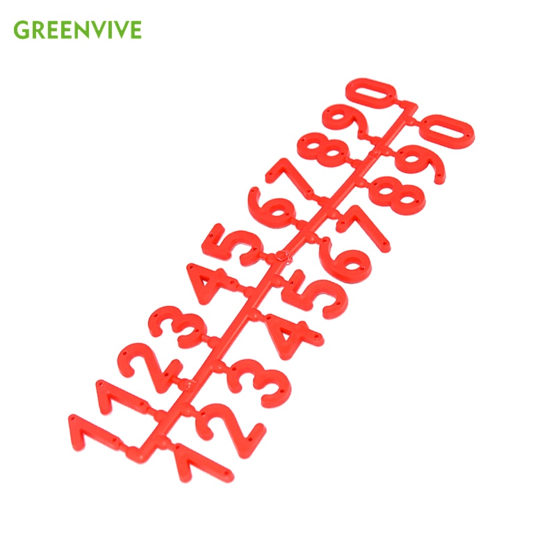 5PCS/Pack Beehive Number Marking Numbers Digital Board Plastic Beekeeping Bee Case Box Frame Equipment Tools Signal