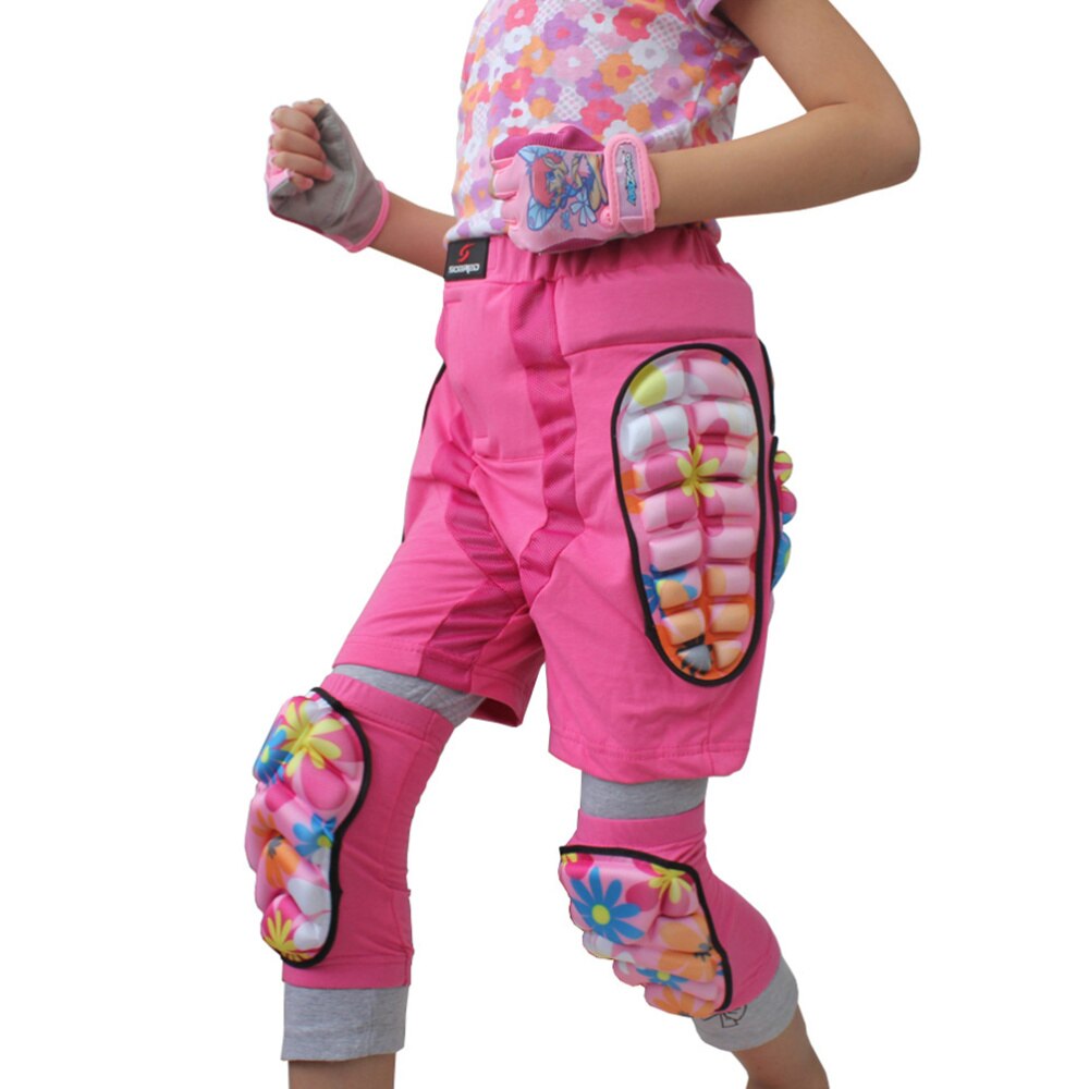 Kids Adults Protective Hip Pants Shorts Adjustable Lightweight Pad for Ski Snowboard Roller Skating Hockey Soccer Siz