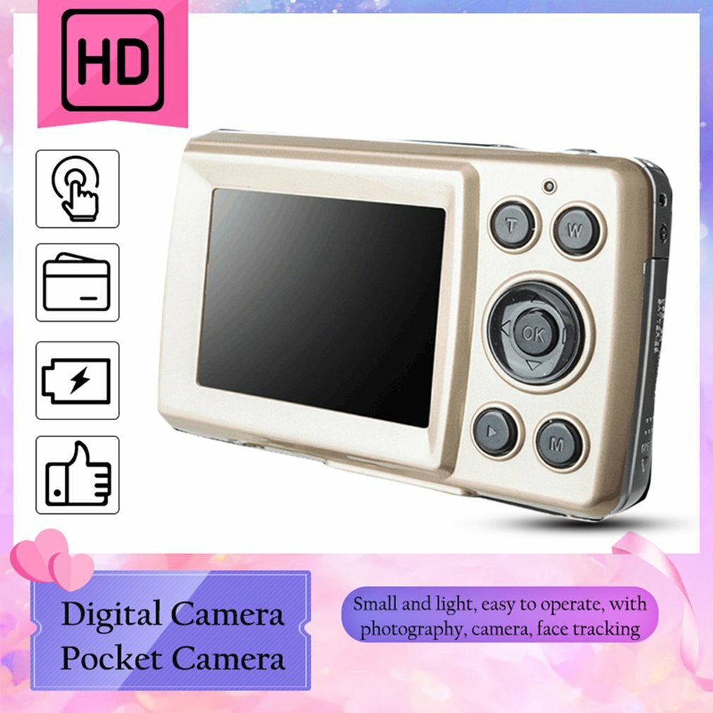 2.4 Inch Mini Digital Camera 16MP Video Camcorder Children Camera 16 Million Pixels HD Mini Video Camera Best For child