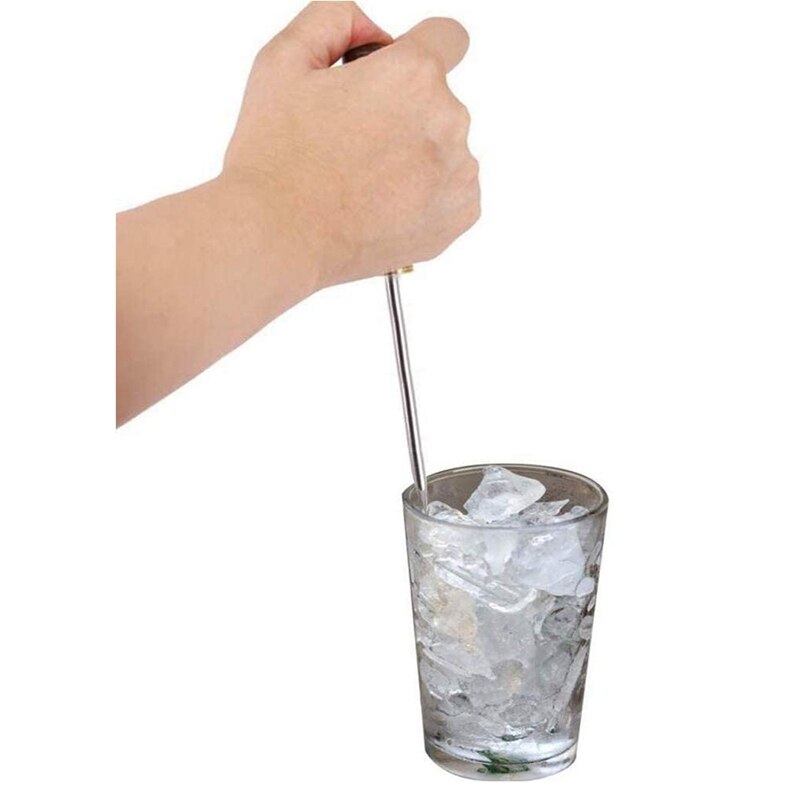 3Pcs Stainless Steel Ice Picks Kitchen Tool Ice Pick with Wooden Handle and Safety Cover for Camping,and Restaurant