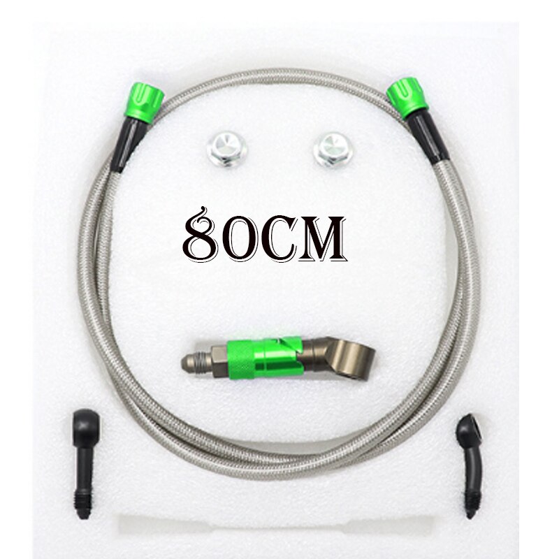 CNC Aluminum AN3 Quick Release Brake Line Connect Quick Detach Brake Tube Adapter Kit Brake Hose Kit: 4