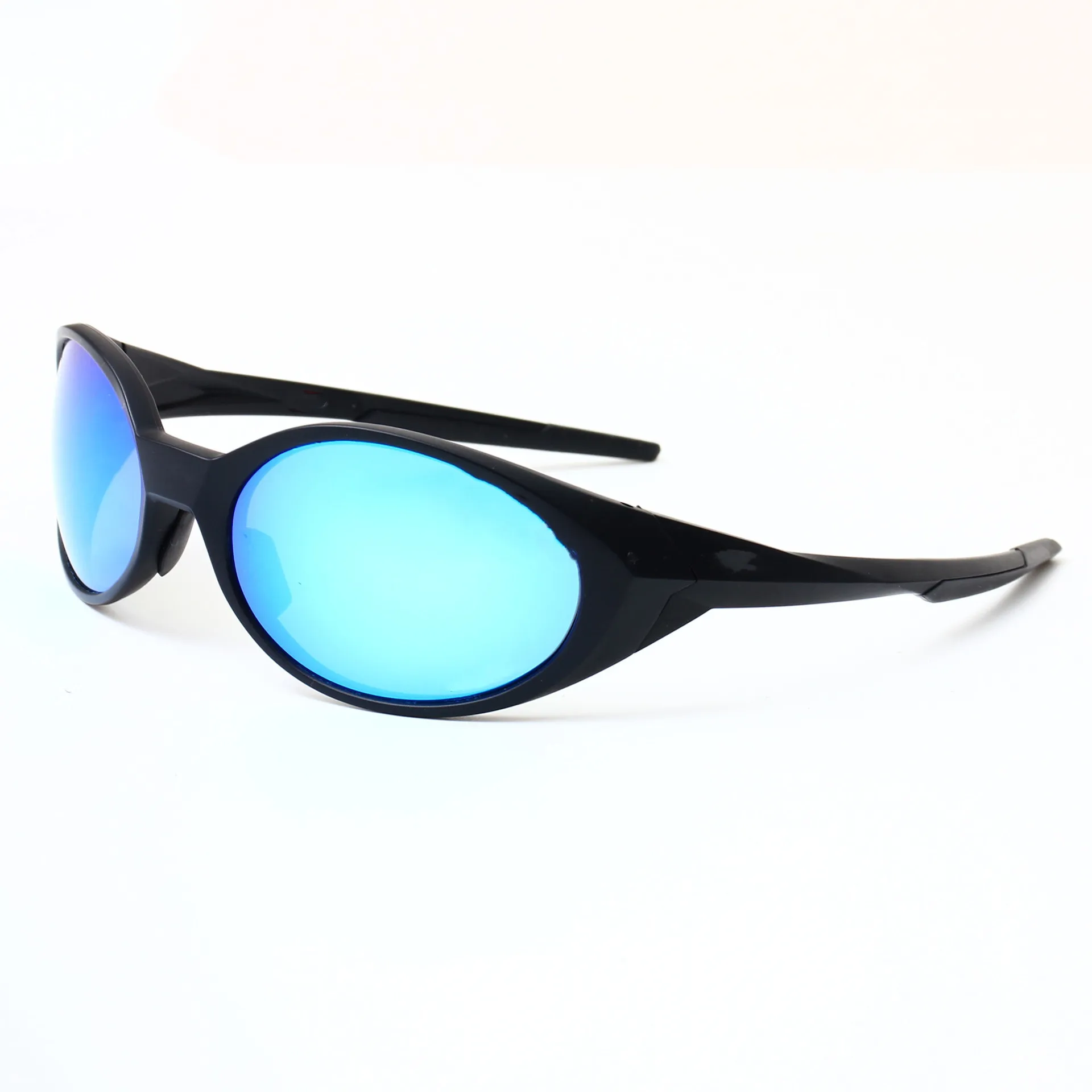 Outdoor Sport Pilot Zonnebril Ovale Mode Y2K Mannen Rijden Sport Zonnescherm Bril Strand Fietsen UV Beschermende Bril: green