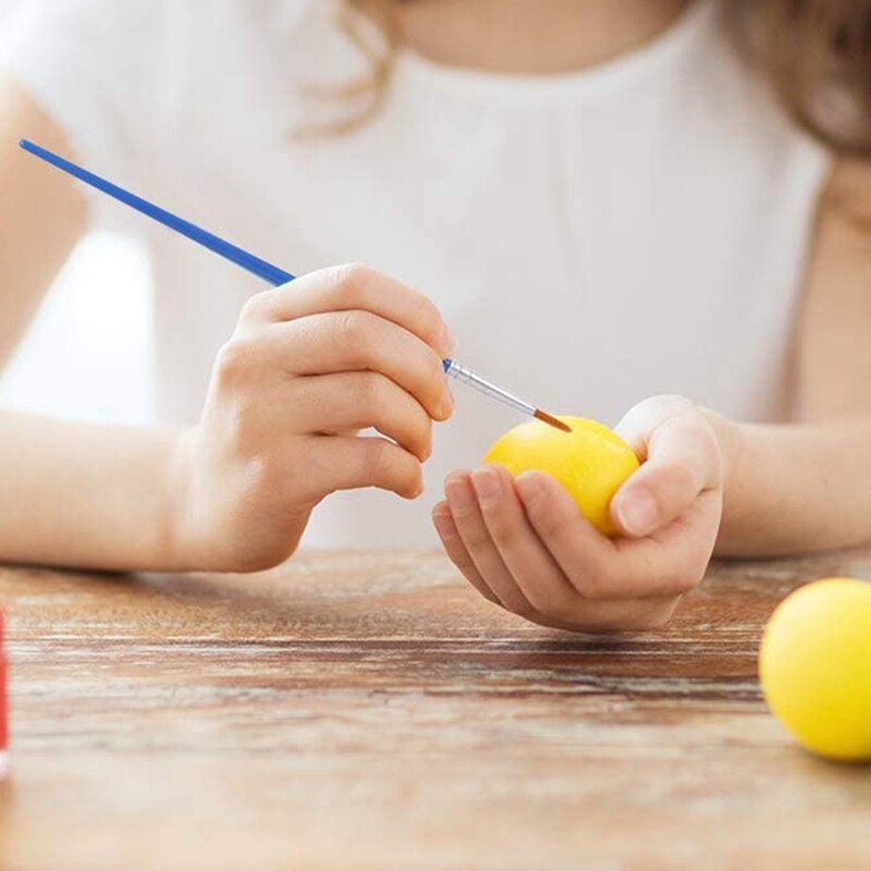 15 Stuks Kwast Set Kleurrijke Kunstenaar Schilderij Borstels Kinderen Diy Kwast Voor Aquarel Trekken Verf Schilderen Gereedschap