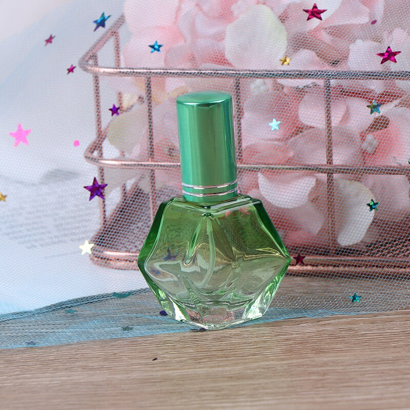 1PC 10ml Colorful Glass Perfume Bottles Spray Refillable Atomizer Portable Travel Scent Bottles Packaging Bottle: GN