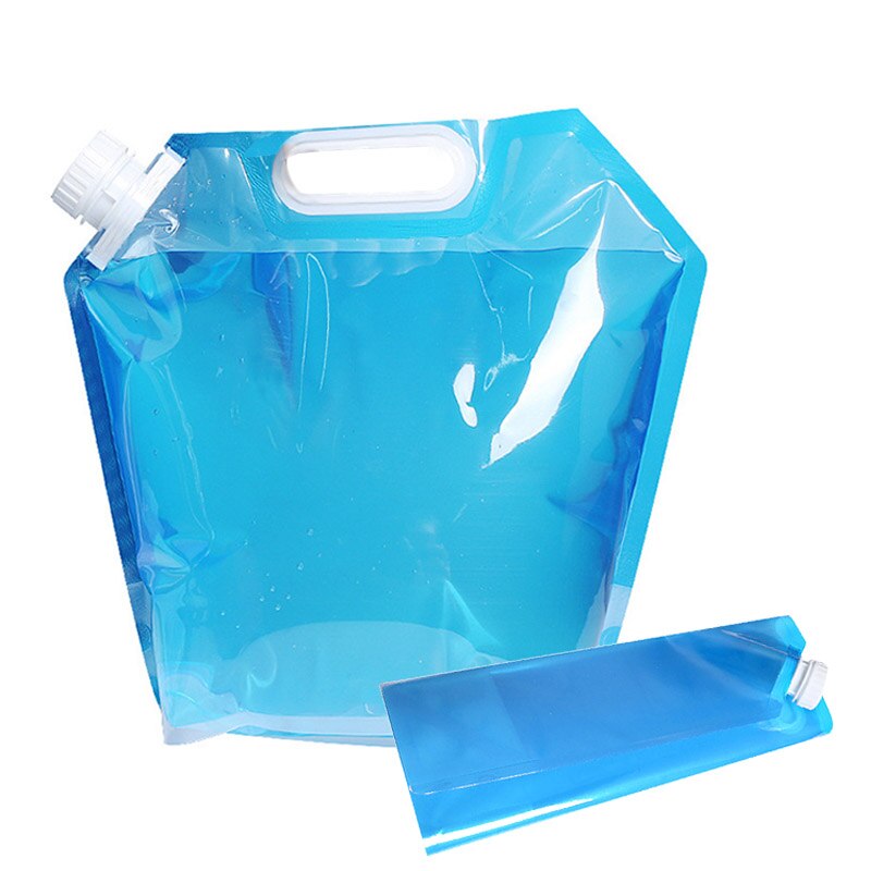 Outdoor Foldable Folding Collapsible Drinking Water Bag 5L/10L Car Water Carrier Container Hiking Camp Picnic BBQ Emergency Kit