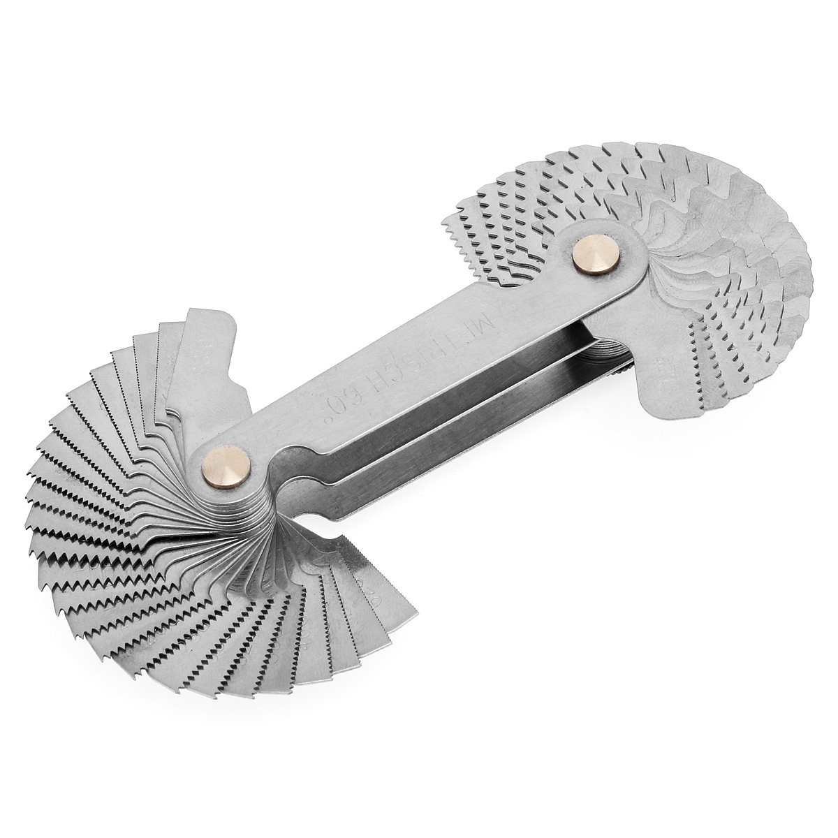 Thread Measuring Gage 60 Degree Metric Screw Thread Pitch Gauge Contour Gauge Square Measuring Tools Angle Speed Square: Default Title