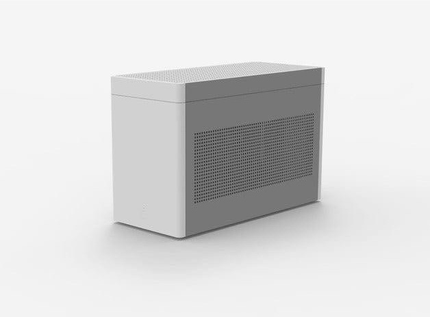 Three slot itx small case A4 thick graphics card SFX power supply diy240 water cooled Mini acrylic side transparent ghost S1