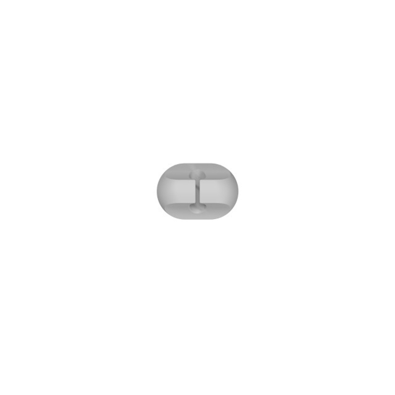 USB-kabelorganizer Siliconen kabelhaspel Desktop Netjes beheer Clips Kabelhouder voor muis Toetsenbord Draadorganizer Hoofdtelefoon: Rood
