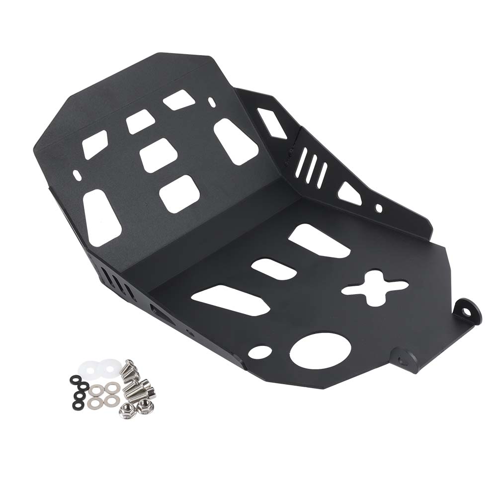 Para Loncin VOGE 300 Rally 300 GY RALLY300 accesorios cubierta de protección del motor chasis bajo Protector placa de deslizamiento Protector del vientre: Negro