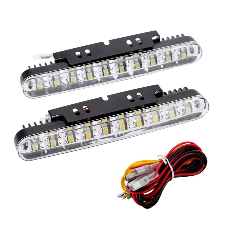 Car Daytime Running Lights 30LED Daytime Running Lights LED Daytime Running Lights 30 Lights Lights with Yellow Ligh