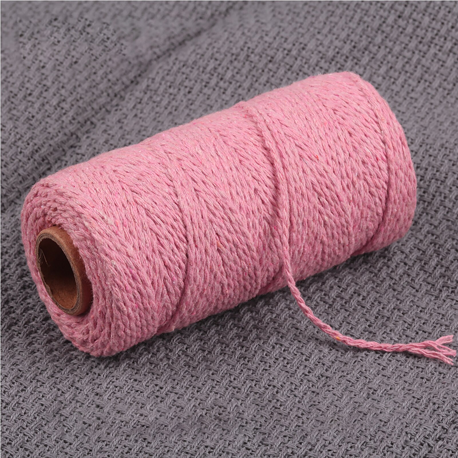 Fil en macramé de 2mm, 110Yards, pour bricolage, chaîne décorative en coton, pour artisanat, pour fête, mariage, accessoire de décoration: 5