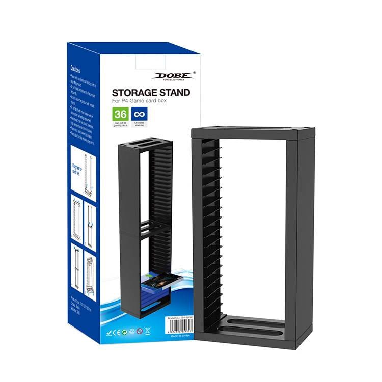 PS4 CD case storage rack storage rack upright bracket base game peripheral can hold 18 CD cases