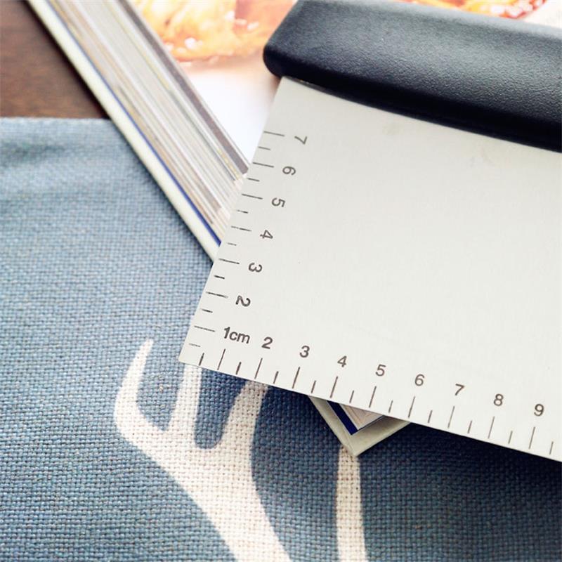 1Pcs Stainless Steel Metal pastry cutters baking Griddle Scraper Bread pizza Cutter French Toas Lame Kitchen Tools