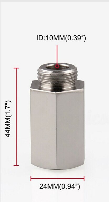 O2 Oxygen Sensor Extender Extension Spacer M18x 1.5 02 Bung Hho Contain Catalytic Converter Engine Light CEL Check Bung