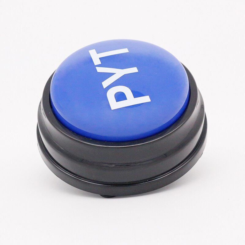 Clear Stock Fancy voice "PYT" talking Sound buzzer button for kids play class room talking toys with M10