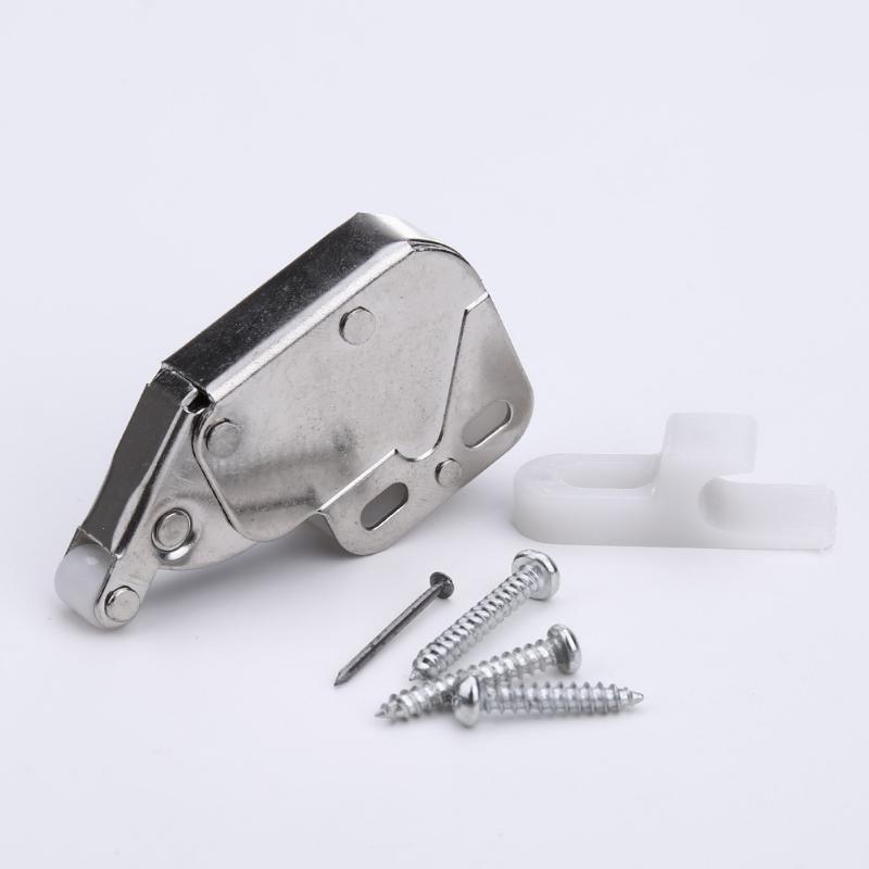 Mini push catch låseskabe lås campingvogn autocamper døre skab fjederlås hjemmemøbler sikkerhedslås 34 x 27mm