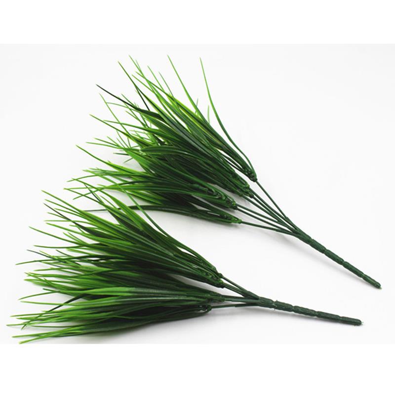1/2/3/5PCS Artificial Wheat Grass Plant Realistic Plastic Greenery Grass Artificial Plant Wedding Home Decoration Table Decors