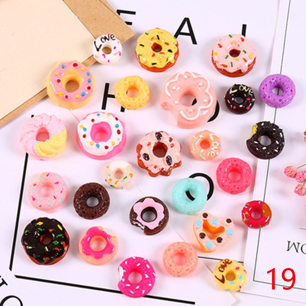 5Pcs Mini Candy Simulated Ice Cream Fruit Kitchen Foods Cute Cartoon Children Toys Phone Case Accessories DIY Decoration Craft: 19