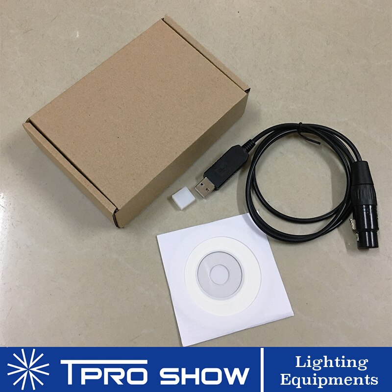 1Meter DMX To USB Converter Interface Adapter Cable Stage Lighting