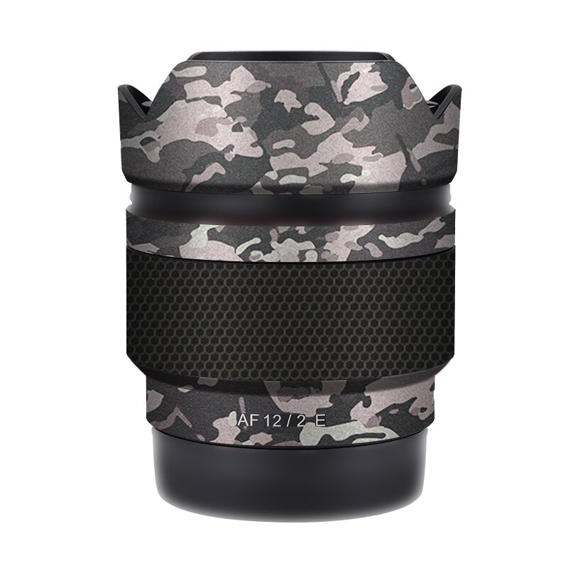 AF12 F2 Lens Stickers Vinyl Decal Skins Voor Samyang 12Mm F2.0 Af Lens Voor Sony E Mount Premium Sticker beschermende Guard Film: Field Camouflage