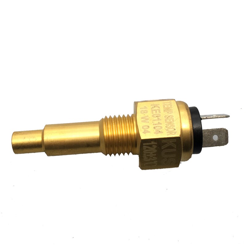 Medidor de temperatura de aceite Digital LCD Universal, 52mm, 50-150 ℃, para barco, camión, 12V, 24V, con retroiluminación roja: M14X1.5