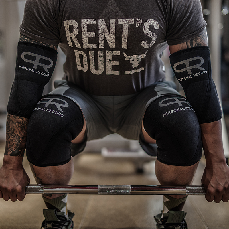 1 paire de genouillères ou coudières, gymnastique, Fitness, Crossfit, Support sportif, genouillère ou coudière en néoprène de 7mm pour l'entraînement