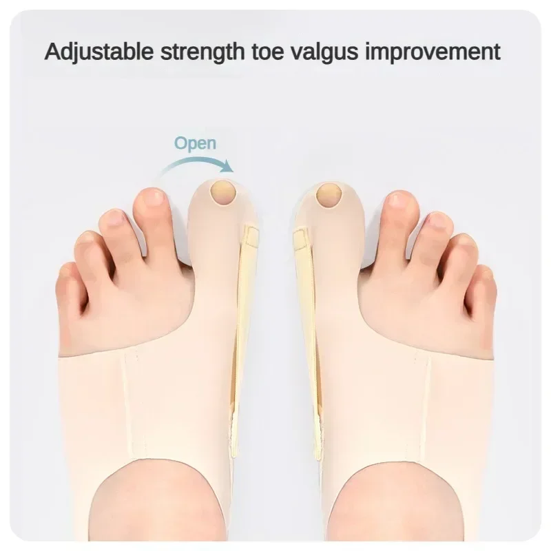 1pc isovarpaan vaivaisenluun korjaussukkaa, säädettävät ortopediset sukat, varpaiden erotin, kivunlievitys, hallux valgus -jalkasuoja, jalkahoitotyökalut