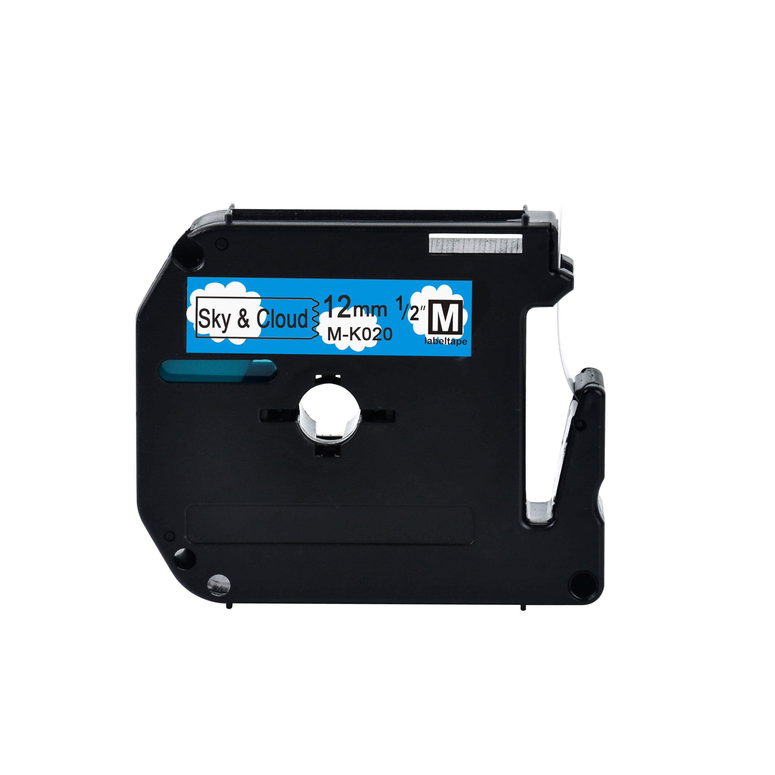 Lovely Pattern MK-231 Compatible brother M-K231 MK231 MK 231 black on white 12mm strong adhesive label tapes for PT-80 PT-70: Sky and Cloud