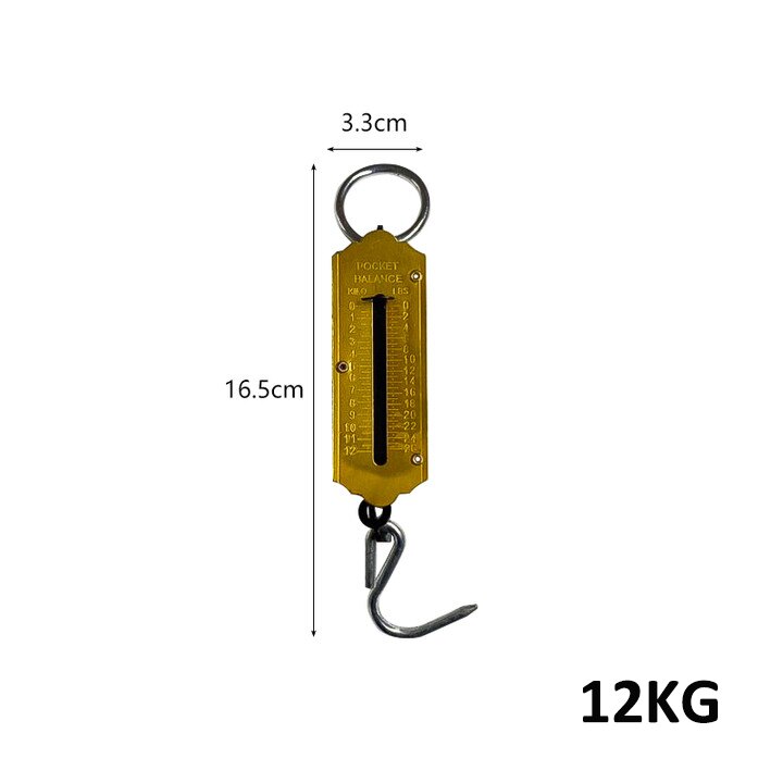 150kg style ancien balance suspendue multi-usages mécanique cuisine et poisson pêche échelle crochet pêche balance LCD numérique pesage: 12KG