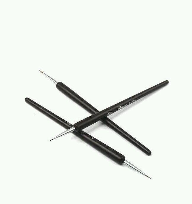 Nail Art Penselen-Professionele Nail Art Penselen-Sable Nail Art Brush Pen, Detailer, liner ** Set Van 3