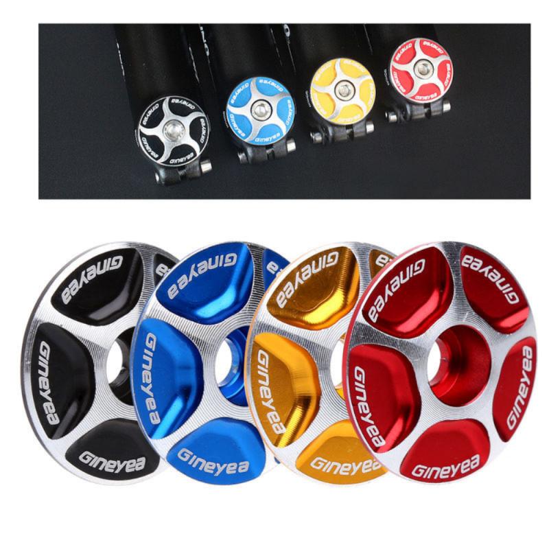 Bicycle Headset Aluminum Alloy Top Cap Threadless Stem Cover Road MTB Bike Stem Accessories Headset Top Cap Cover