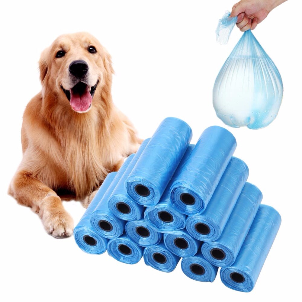 20 40 rollos/paquete 600 Uds. Bolsas de basura para Bolsa para popó de perros para gatos y mascotas, bolsa de recolección de residuos, suministros de limpieza para basura al aire libre