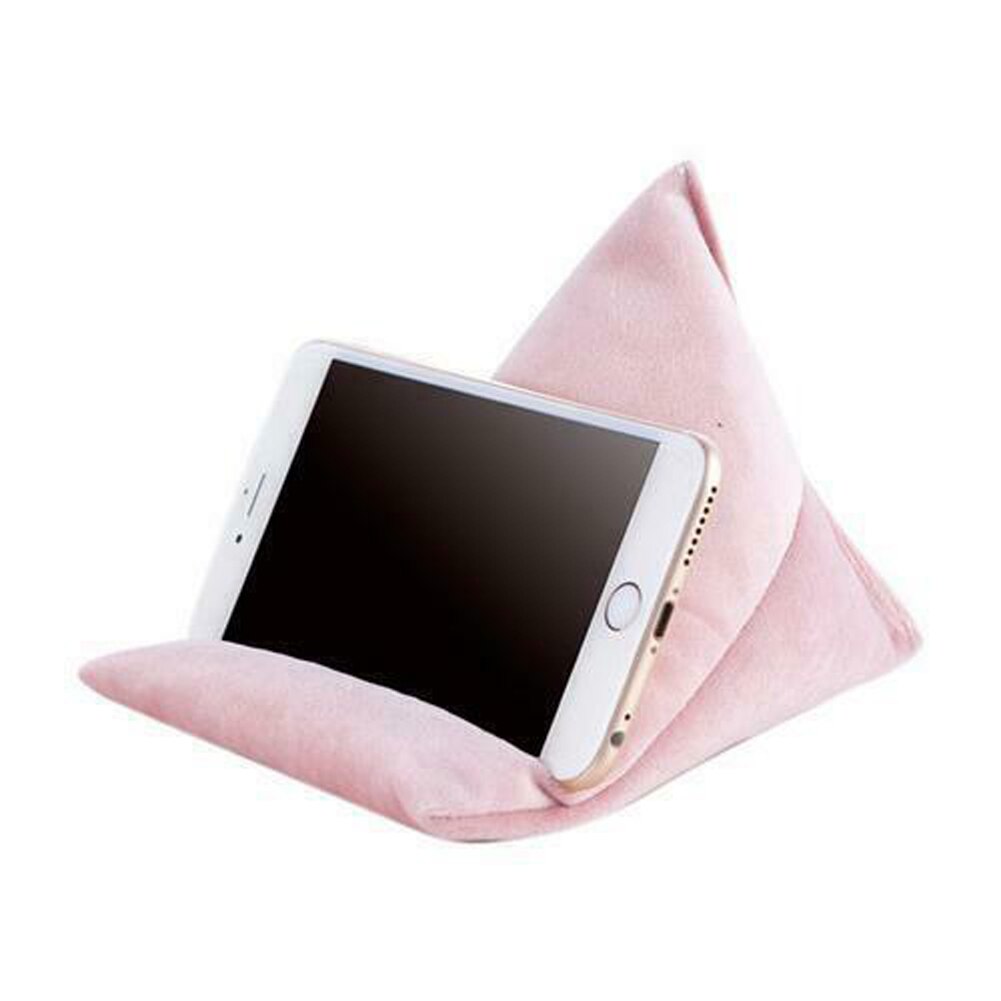 Tablet pudeholder stativ bogsofa sofa sofa læsning støttepude til flad trekant blød rejse hjem brug: C