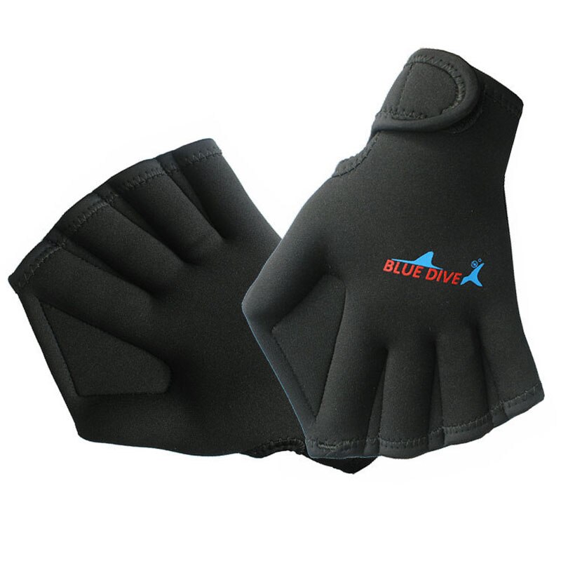 Duiken Handschoenen 2Mm Zwemmen Handschoenen Peddels Neopreen Volwassenen Hand Zwemvliezen Dive Apparatuur Zwemmen Training Vingerloze Peddels