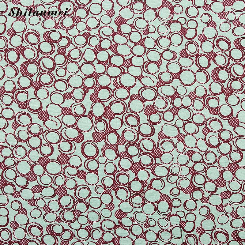 Printed Cotton Fabrics textile DIY clothing pure cotton high density cotton Fabrics 1.45m*2m: green