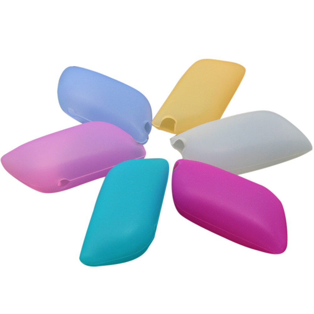 Funda de silicona para caja de cepillo de dientes para el hogar, funda protectora para cepillo de dientes portátil de , para viaje al aire libre, #50g: Default Title