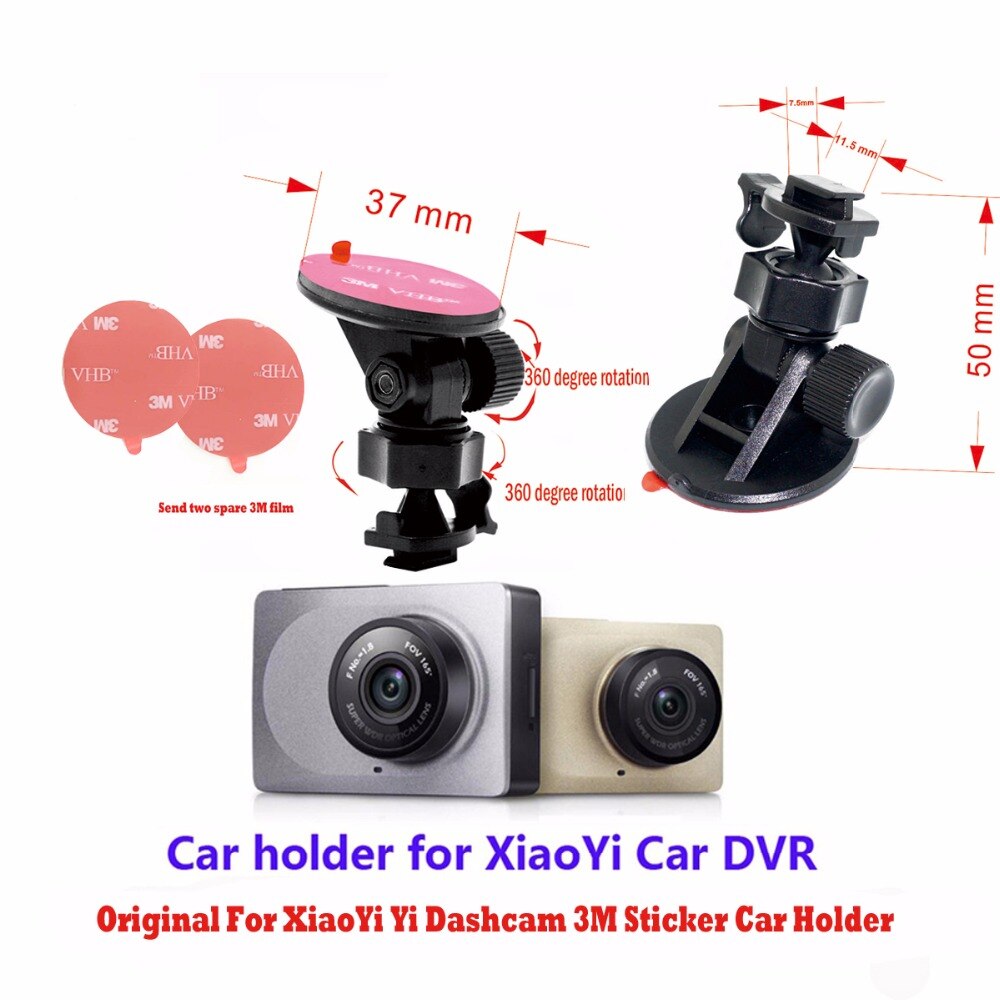 Originele Auto 3 M Sticker Houder Stand PC Beugel Voor Xiaoyi Yi Smart Auto Camera. Dash Cam Spiegel Mount Kit voor xiaoyi Dash Cam