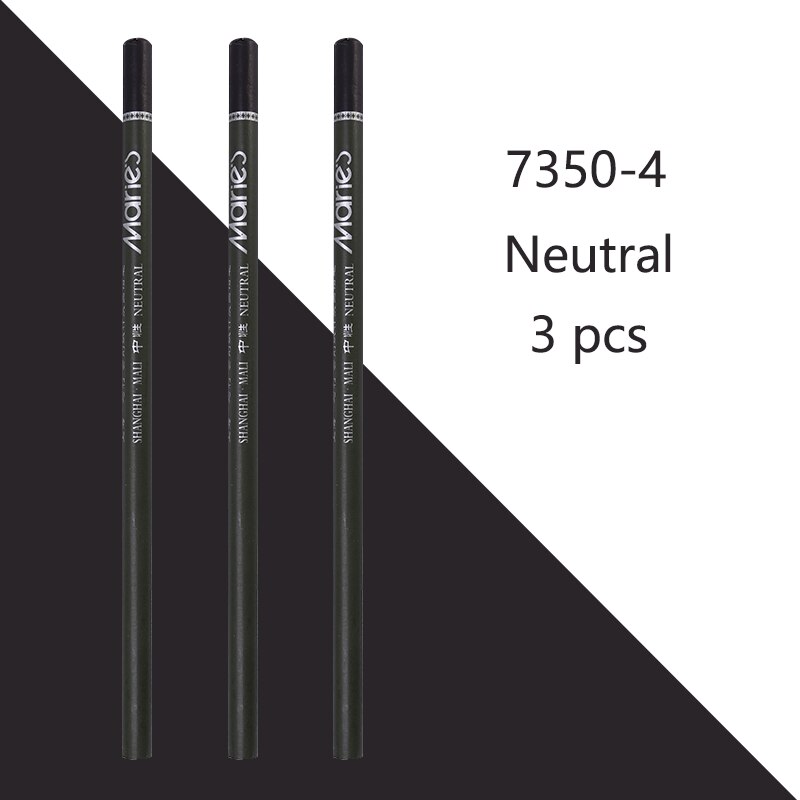 Handel-lápiz de carbón vegetal de fácil corte para estudiantes, 3 uds., suave/súper suave/Neutral, papelería, suministro lápices de arte escolar: 3 pcs Neutral