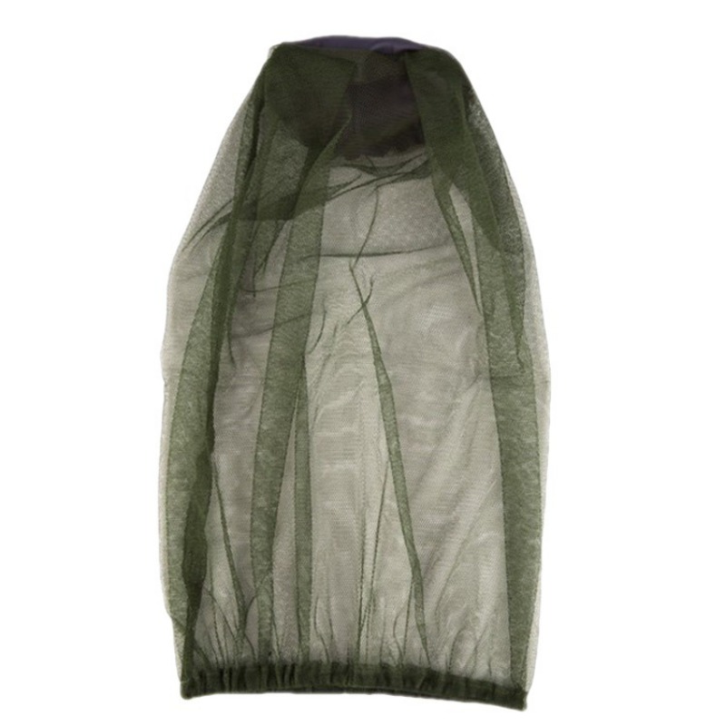 Gorro contra insectos para exteriores, mosquitera para exteriores, cubierta para la cabeza, mosquitera de nailon salvaje, gorro de viaje para pesca, mascarilla facial para pesca