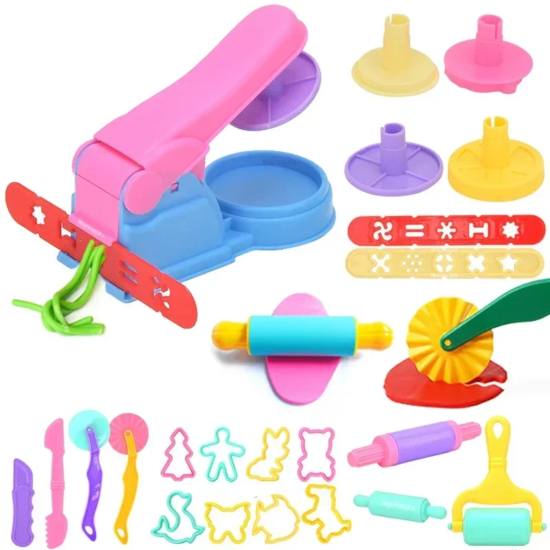 7/8/22PCS Kids DIY Clay Tool Play Dough Tool Kit Various Animal Molds Cutters Rolling Pins Plasticine Molds Clay Accessories