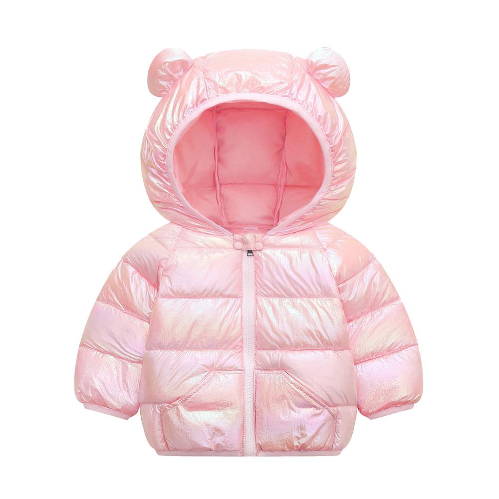 Casaco Termico Infantil enfant en bas âge bébé enfants hiver dessin animé coupe-vent manteau à capuche vêtements d'extérieur chauds veste Plaszcz Termiczny Z Kapturem: 120 / C